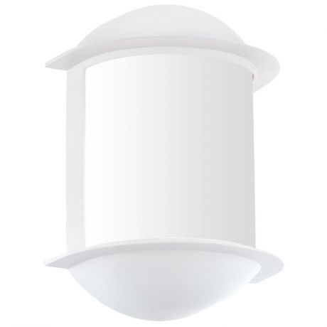 EGLO Уличный светодиодный светильник настенный ISOBA, 1х6W (LED), H220, алюминий, белый/пластик, белый