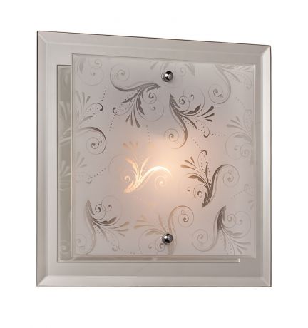 Silver Light Светильник настенно-потолочный Silver Light, металл+стекло, 1XE14X60W