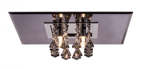 Silver Light Светильник настенно-потолочный Silver Light, металл+стекло, 4XG9X40W