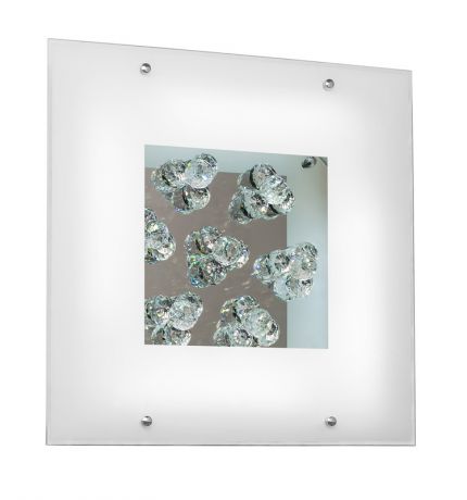 Silver Light Светильник настенно-потолочный Silver Light, металл+стекло, LED 15W 1200LM
