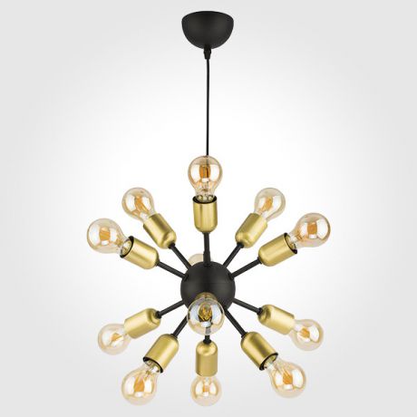 TK Lighting Люстра подвесная 1469 Estrella Black