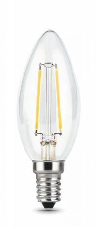 Gauss Лампа Gauss LED Filament Candle E14 9W 4100К 1/10/50