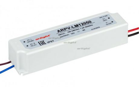 Arlight Блок питания ARPV-LM12050 (12V, 4A, 48W)