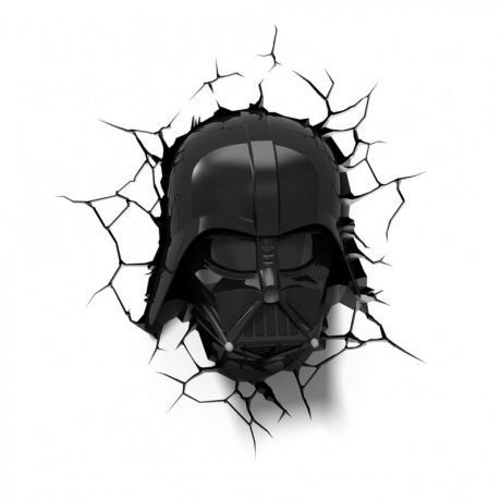 3DLIGHT Светильник ночник детский StarWars (Звёздные Войны)- Маска Darth Vader (Дарт Вейдер)