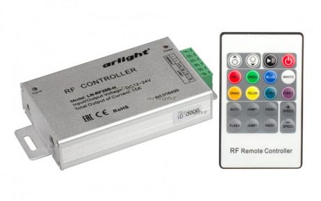 Arlight Контроллер LN-RF20B-H (12-24V,180-360W, ПДУ 20кн)