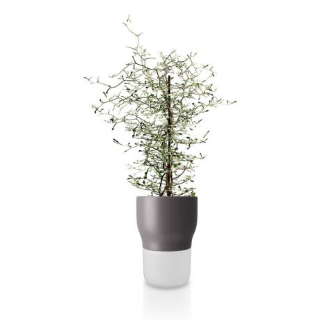 Eva Solo Горшок для растений с функцией самополива d13 см серый