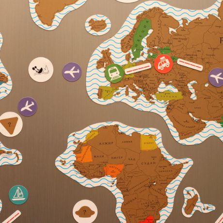 BadLab Карта true map puzzle (gold)