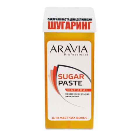 Паста сахарная для депиляции в картридже мягкой консистенции Натуральная 150 гр (Aravia professional, SPA шугаринг)