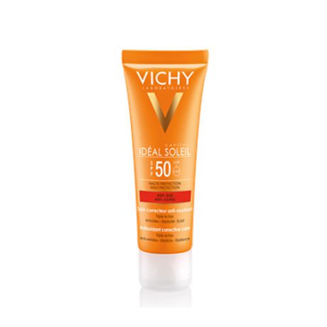 Антивозрастной крем 3 в 1 SPF 50, 50 мл (Vichy, Ideal Soleil)