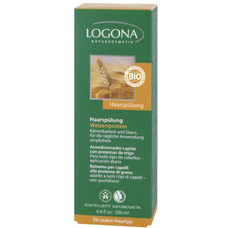 Кондиционер для волос с протеинами пшеницы 200 мл (Logona, For hair)