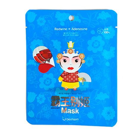 Тканевая маска для лица Peking opera mask series Queen 25 мл (Berrisom, Opera mask)