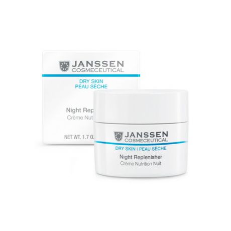 Питательный ночной регенерирующий крем 50 мл (Janssen, Dry Skin)