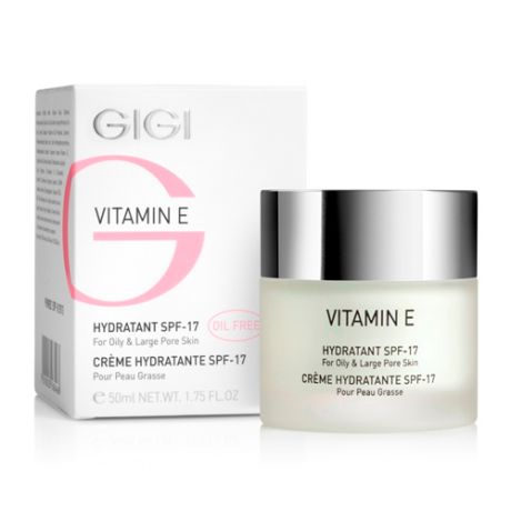 Увлажняющий крем для жирной кожи SPF 17 Витамин Е 50 мл (GIGI, Vitamin E)