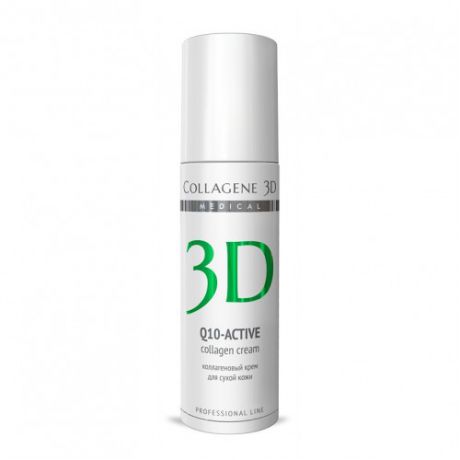 Гельмаска для лица с коэнзимом Q10 и витамином Е, антивозрастной уход для сухой кожи 130 (Collagene 3D, Q10 Active)