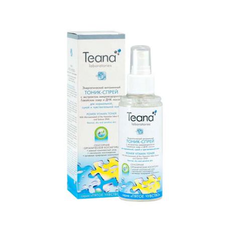 Энергетический витаминный тоникспрей для сухой, чувствительной и нормальной кожи 150 мл (Teana, Пятое чувство)