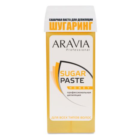 Паста сахарная для депиляции в картридже очень мягкой консистенции Медовая 150 гр (Aravia professional, SPA шугаринг)