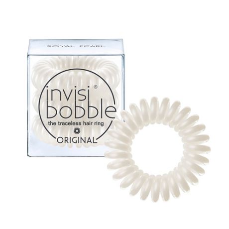 Резинка для волос Royal Pearl, Жемчужный 3 шт. (Invisibobble, Original)