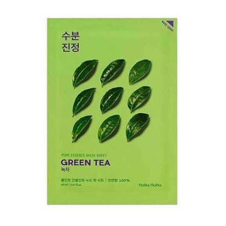 Противовоспалительная тканевая маска, зеленый чай 20 мл (Holika Holika, Pure Essence)