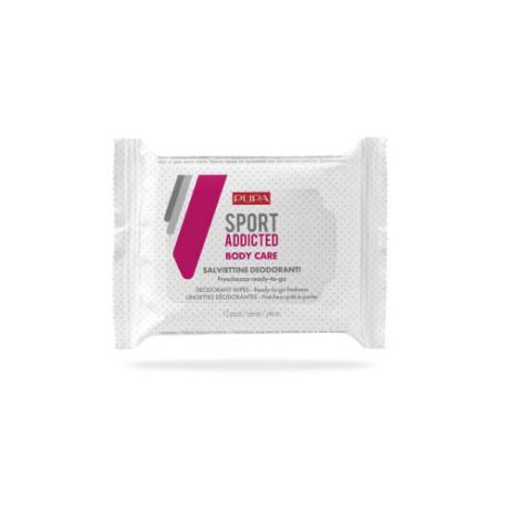 Дезодорирующие салфетки Sport Addicted Deodorant Wipes (Pupa, Для ванны и тела)