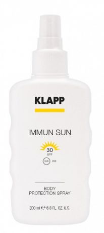 Солнцезащитный для спрей тела SPF30, 200 мл (Klapp, Immun sun)