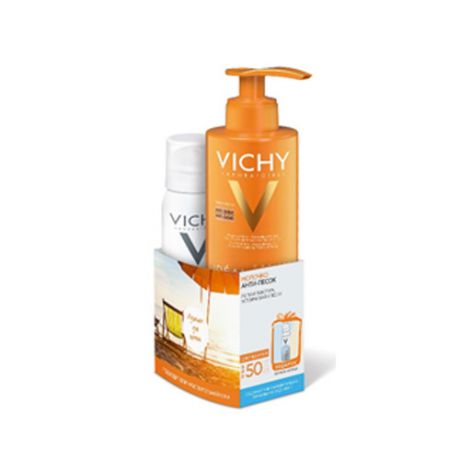 Молочко Антипесок SPF 50, 200 мл Термальная Вода 50 мл (Vichy, Ideal Soleil)