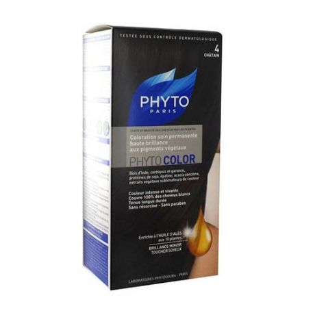 Фитоколор Краска для волос Шатен 4 (Phytosolba, Phyto Color)