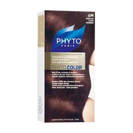 Фитоколор Краска для волос Светлый каштан 4M (Phytosolba, Phyto Color)
