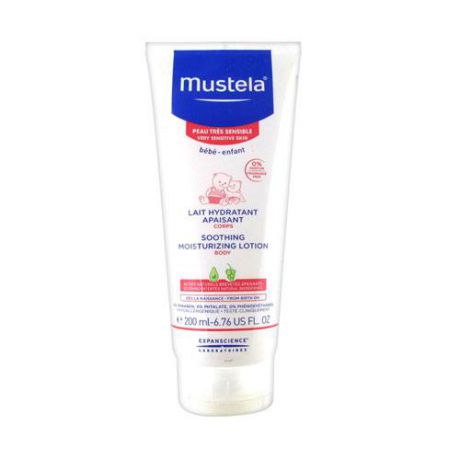 Бебе Увлажняющее успокаивающее молочко для тела, 200 мл (Mustela, Very Sensitive Skin)