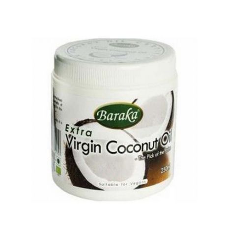 Кокосовое масло Барака Вирджин Baraka Virgin Coconut 250 мл (Valentina Kostina, Organic Cosmetic)