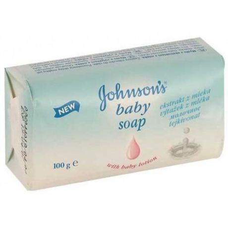 Мыло с экстрактом натурального молочка 100 г (Johnsons baby, Для новорожденных)
