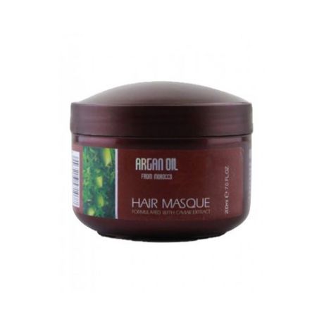 Питательная увлажняющая маска для волос с маслом арганы и экстрактом икры 200 мл (Kativa, Morocco Argan Oil)