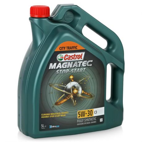 Моторное масло Castrol Magnatec Stop-Start 5W-30 C3, 5 л, синтетическое,