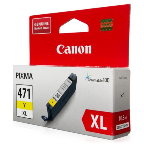 картридж Canon CLI-471Y XL