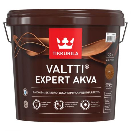 Антисептик Tikkurila Valtti Expert Akva 2,7л, цвет тик