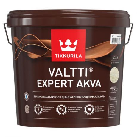 Антисептик Tikkurila Valtti Expert Akva 2,7л, цвет беленый дуб