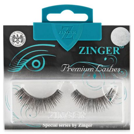 Накладные ресницы без клея Zinger Premium Lashes HNA 0067, натуральный волос