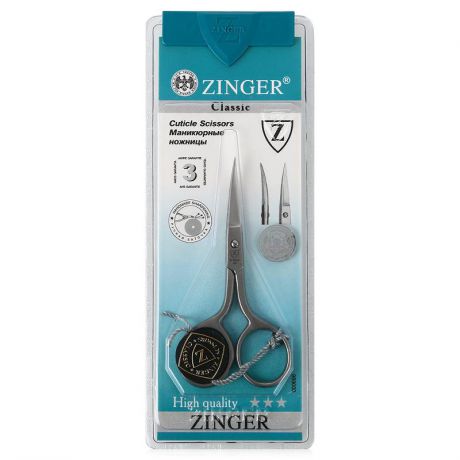 Ножницы для ногтей Zinger Classic B-106, ручная заточка