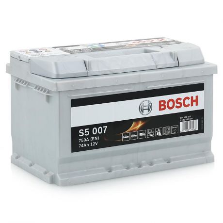 Аккумулятор BOSCH S5 007 Silver Plus 574 402 075