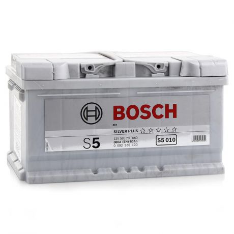 Аккумулятор BOSCH S5 010 Silver Plus 585 200 080