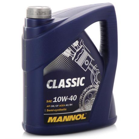Моторное масло Mannol Classic 10W/40, 4 л, полусинтетическое