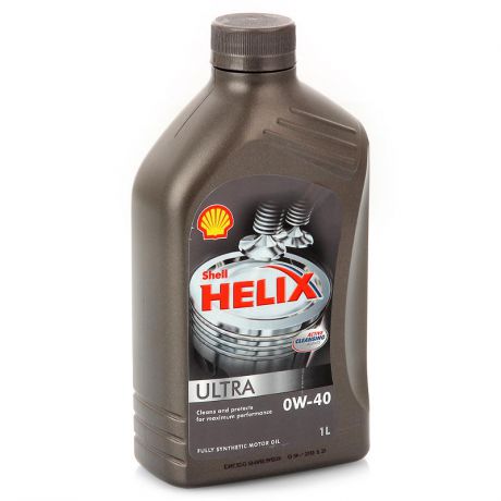 Моторное масло Shell Helix Ultra 0W-40, 1 л, синтетическое