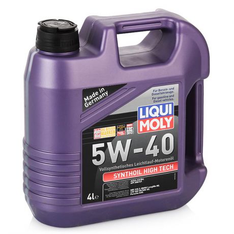 Моторное масло LIQUI MOLY Synthoil High Tech 5W/40 SM/CF A3/B4, 4 л, синтетическое (1915)