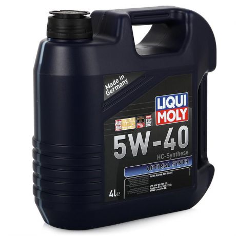 Моторное масло LIQUI MOLY Optimal Synth 5W/40 SN/CF A3/B4, 4 л, синтетическое (3926)