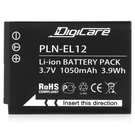 Аккумулятор DigiCare PLN-EL12 / EN-EL12 для Nikon