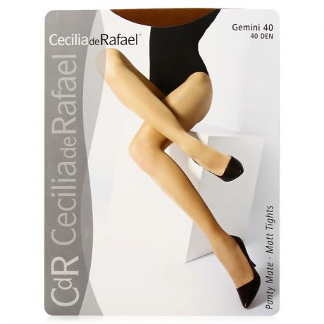 Колготки Cecilia De Rafael Gemini, 40 Den, загар, 1