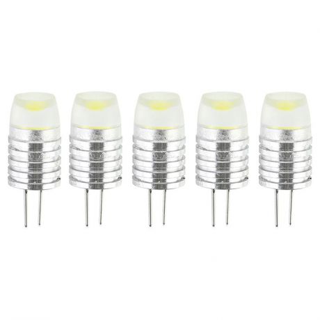 Упаковка ламп LED 5 шт Jazzway PLED-G4 1.5w 5500K 1220 12В AC/DC