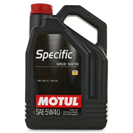Моторное масло MOTUL Specific 505,01 5W-40, 5 л, синтетическое
