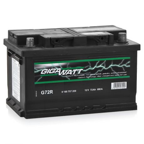 Аккумулятор GIGAWATT G72R 572 409 068 - 72 Ач