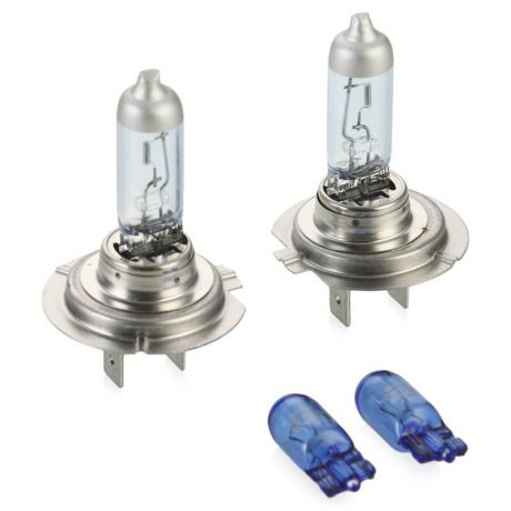 Лампа галогенная General Electric H7 12V- 55W (PX26d) (белый свет-голуб.оттен.)3600К Sportlight+W5W (к.уп. по 2шт.), 99667 (58520SPU KIT (ку.2))