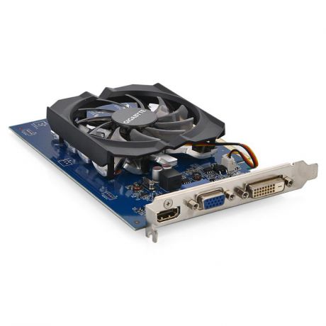 Видеокарта GIGABYTE GeForce® GT730, GV-N730D3-2GI, 2ГБ, GDDR3, Retail